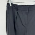 J.Crew Size 10 Portia Pant Italian Stretch Wool Black Pleated Dress Pants NWT Photo 5