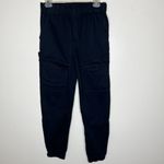 Young Fabulous and Broke Halsey Joggers MEDIUM Black High Waist Cargo Pants Casual Photo 2