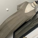 ZARA  SHEER METALLIC MAXI DRESS Photo 4