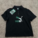 Puma Quarter Zip Crop Top Size Small Slim Fit Photo 0