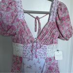 Altar'd State NEW Altar’d State Pink Aderny Floral Mini Dress Size XXS NWT Photo 7