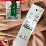 J.Crew  Red Retro Classic Casual Triangle Halter Plus Size Bikini Swimsuit Top Photo 3