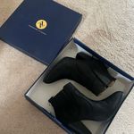 Adrienne Vittadini  Sleek Black Heeled Boots Photo 1