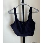 Aerie 2 Piece Navy Cordory Velvety Tank Skort Set Large Photo 1