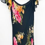 Dress Barn  Womens Y2k Vintage 90s Fairy Grunge Floral Chiffon Maxi Dress Size S Photo 8