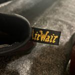 Dr. Martens Womens sz6 Delaneyy Maroon Leather Boots Zip up Photo 8