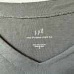 J. Jill Shirt Top‎ Womens Small Green 3/4 Sleeve V Neck Pullover Photo 5