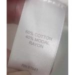 J. Jill Button Shoulder Top 3/4 Sleeve Crew Neck‎ White Blouse Size L Size L Photo 5