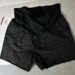 Ingrid & Isabel Maternity Midi Cut Off shorts 12/31 Black Photo 0