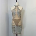 Hot Miami Styles  Women's Glittering Nude Dress‎ Photo 1