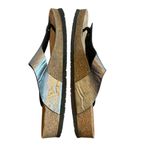 Mephisto Melinda Grey Metallic Silver Sandals Slip On Slides Size 40 10 Women's Gray Photo 9