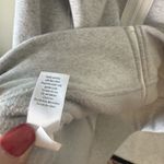 Athleta Gray Sweatshirt Tunic Dress Women's M 3/4 Sleeve Pockets Cozy Casual Photo 9