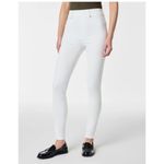 Spanx  EveryWear Ankle Skinny Jeans Women's Size Medium Shapewear‎ White Stretch Photo 14
