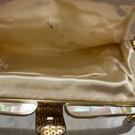 Vintage Fully Beaded Evening Wear Clutch Mini Bag White Photo 5