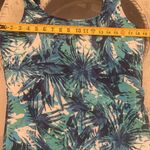 Sporti Aquarelle Palm Chlorine Resistant Scoop Back One Piece Swimsuit size 16 Blue Photo 5