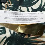 PatBo Plunge Neckline Green Tropical Palm Print One Shoulder Jumpsuit SZ 8 NWT Photo 8