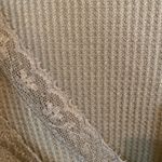 Free People Intimately  Fresh Take Nightie Fall Green Waffle Knit Tier Dress Photo 6