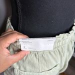 American Eagle America Eagle Size 2 Shorts Baggy Stretch Mid Rise Cuff Pockets Green Photo 4