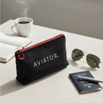 American Airlines AA Aviator Barclays Credit Card Pouch Portfolio Bag Black Photo 1