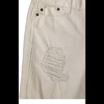 Mudd Womens distressed White Cropped Jeans Size 3 Juniors 100% Cotton New Photo 1
