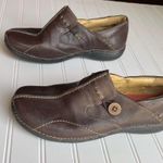 Clarks Structured Un Loop Leather Loafer Brown Size 11M Comfort Style workwear Photo 1