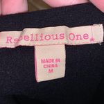 Rebellious One  black I’d Rather Be Camping crop top sweatshirt Photo 4