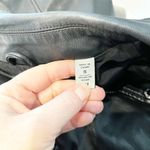 Levi's Faux Leather Moto Biker Belted Jacket Black Small Photo 3