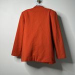 Leslie Fay  Sportswear Orange Wool Blazer Women's 12 Photo 3