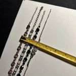 Women’s Lot Of 4 Rhinestone Tennis Bracelet Adjustable Extension Chains Photo 7