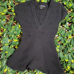 Calvin Klein Jeans Vintage  Black Crochet Top Size Medium Photo 0