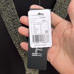 Joseph Ribkoff NWT Black Gold Contrast Trim Knit Long Cardigan Size Medium Photo 3