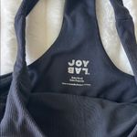 JoyLab  Black Knotted Crop Top Photo 3