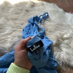 Lulus LULU’S Morning Glory Light Blue Wrap Dress Photo 4