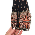 Abercrombie & Fitch Boho Paisley & Floral Long Sleeve Shift Dress Size Small Photo 1