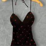 Gap  One Piece Black Bathing Suit with Cherries Photo 1
