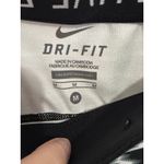 Nike ‎ Dri-FIT Relay Tights Womens Medium Black White Patterned Athletic Leggings Photo 2