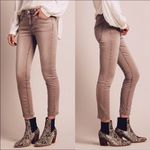 Free People Sueded Sateen Zipper Back Skinny Jeans Photo 2