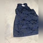 Ganni  botanical jacquard mini dress blue Photo 2