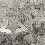 Francesca's Collections Silver Star Earrings Photo 0