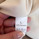 SheIn Light Beige Cream Wide Leg Corduroy Baggy High Waisted Shorts Size Large Photo 5