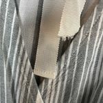 Bella Dahl Anthropologie Linen Blend Tie Back Romper Sz S Jumper Gray White NEW Photo 10