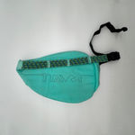 KAVU  Sling Bag Teal Green Neon Yellow Zip Crossbody Fanny Pack Photo 1