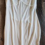 Retrofête Retrofete Valentina Dress in White Sleeveless Small NWT Chain Straps Open Back Photo 4