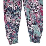 Missoni Abstract Floral Jacquard Drawstring Joggers in Purple/Teal Photo 4