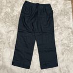 Real Clothes Black 100% Irish Linen Pants Women's 14 Classic Nature Minimalist Black Photo 9