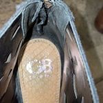 Gianni Bini Black Suede Leather Laser Cut Lace-Up Ankle Booties Size 8M Photo 14