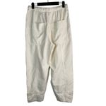 ZARA NEW  Pants BALLOON TROUSERS Ecru Light Beige Crop Baggy Drawstring Size XS Photo 3