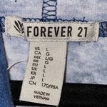 Forever 21 🎓  Blue Tie Dye Long Sleeve Tee Hoodie Photo 2