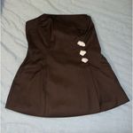 Anthropologie  4TH & RECKLESS STRAPLESS STRUCTURED BLAZER TOP Photo 1