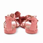 Tibi  Pink Suede Bow Sandals Size 6.5 With Original Box Photo 1
